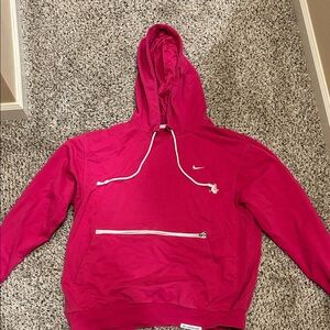 Nike Fuchsia Hoodie with Zipper Detail